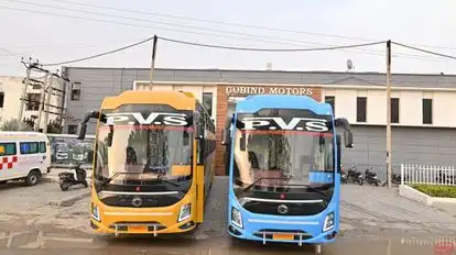 PVS Tours and Travels Bus-Front Image