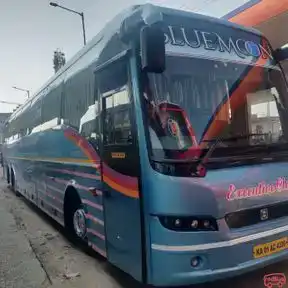 Blue Moon Travels Bus-Front Image