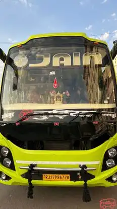 Jain Travels Regd Udaipur Bus-Front Image