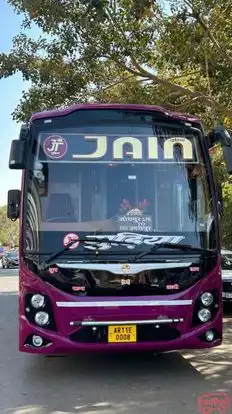 Jain Travels Regd Udaipur Bus-Front Image