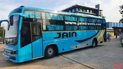 Jain Travels Regd Udaipur Bus-Side Image