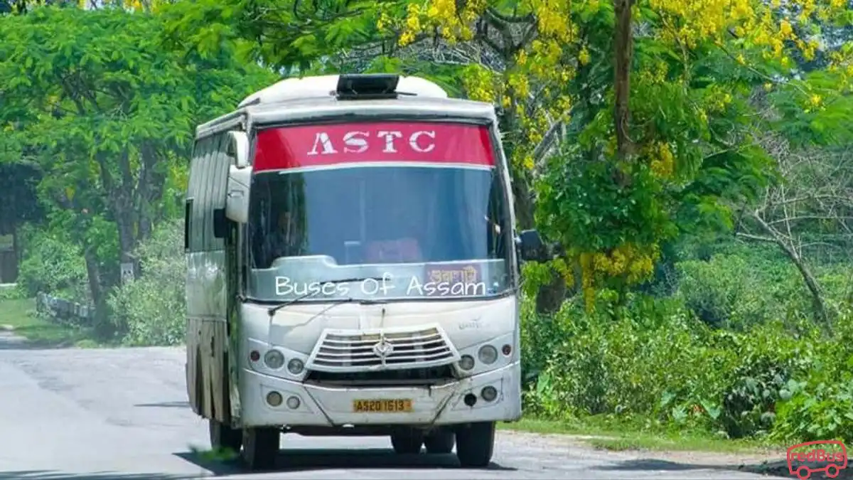Assam State Transport Corporation (ASTC) Bus-Front Image