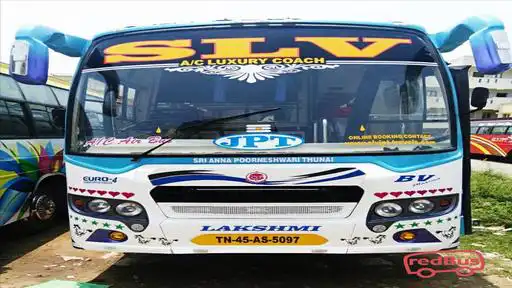 SLV JPT Tours and Travels Bus-Front Image