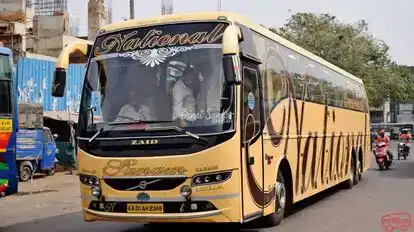 National travels ntsb Bus-Front Image