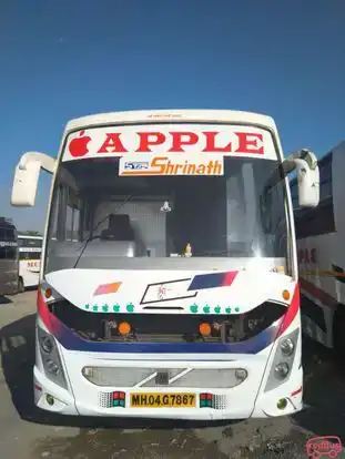 MS Apple Tours and Travels Bus-Front Image