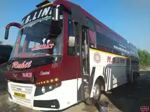 MS Apple Tours and Travels Bus-Front Image