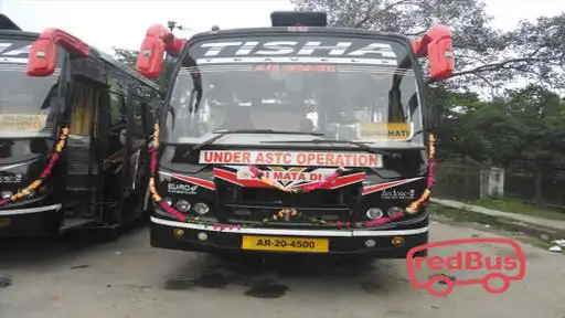 Tisha Travels Bus-Front Image