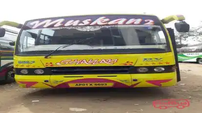 Muskan Travels Bus-Front Image