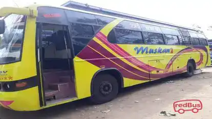 Muskan Travels Bus-Side Image