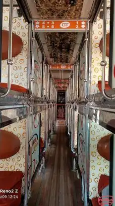 Aakash Travels Bus-Seats layout Image