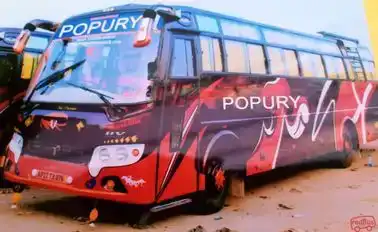 Popury Travels Bus-Front Image