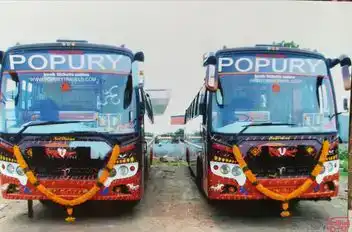 Popury Travels Bus-Seats layout Image