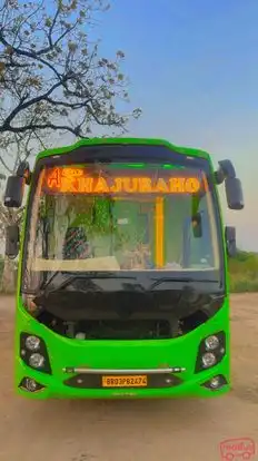 Khajuraho Travels Bus-Front Image