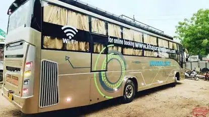 Khajuraho Travels Bus-Side Image