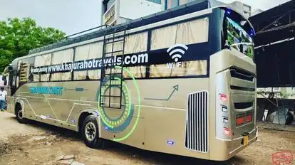 Khajuraho Travels Bus-Side Image