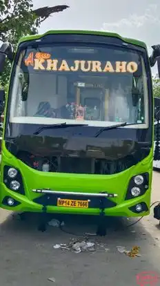 Khajuraho Travels Bus-Front Image