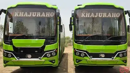 Khajuraho Travels Bus-Front Image