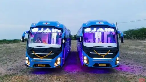 Jain Travels Dekho India Dekho Bus-Front Image