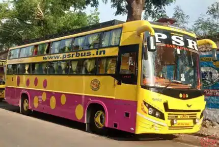 P S R Travels Bus-Front Image