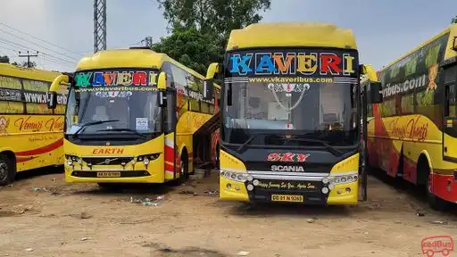 V Kaveri Travels Bus-Front Image
