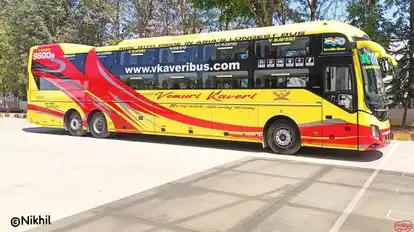 V Kaveri Travels Bus-Side Image