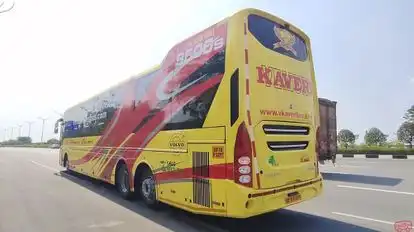 V Kaveri Travels Bus-Side Image