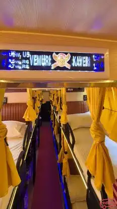 V Kaveri Travels Bus-Seats layout Image