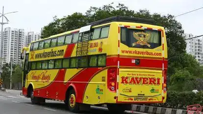 V Kaveri Travels Bus-Side Image