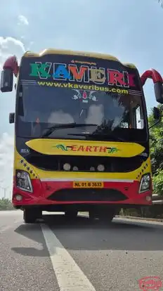 V Kaveri Travels Bus-Front Image