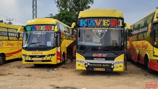 V Kaveri Travels Bus-Front Image