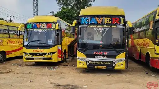 V Kaveri Travels Bus-Front Image