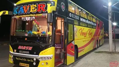 V Kaveri Travels Bus-Side Image