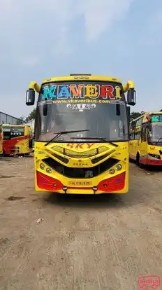 V Kaveri Travels Bus-Front Image