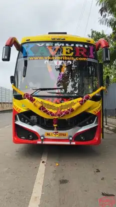 V Kaveri Travels Bus-Front Image