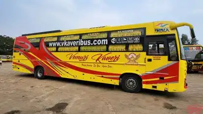 V Kaveri Travels Bus-Side Image