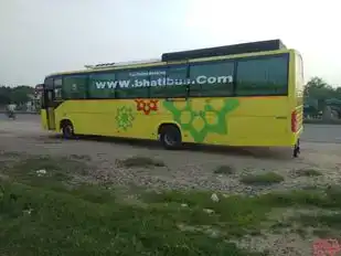 M J Bhati Travels JJN Bus-Side Image