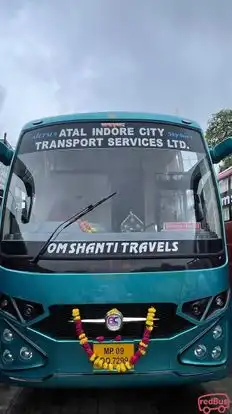 Atal city skybus om shanti aictsl Bus-Front Image