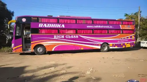 Radhika Tours and Travels Bus-Front Image