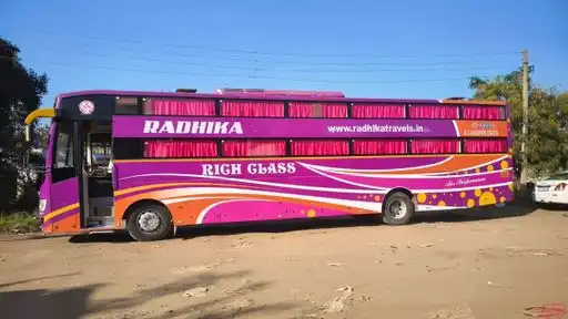 Radhika Tours and Travels Bus-Front Image