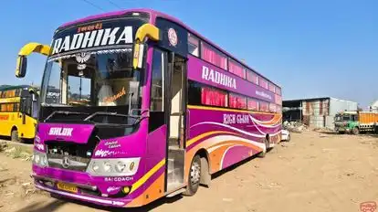 Radhika Tours and Travels Bus-Front Image