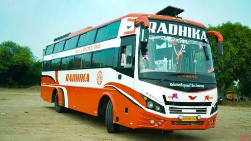 Radhika Tours and Travels Bus-Front Image