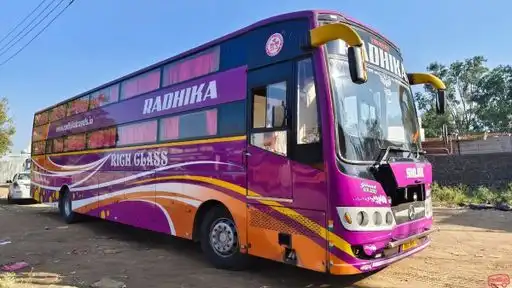 Radhika Tours and Travels Bus-Front Image