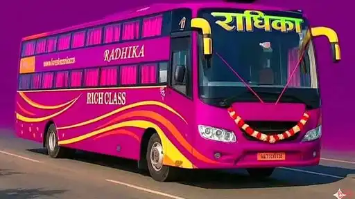 Radhika Tours and Travels Bus-Front Image