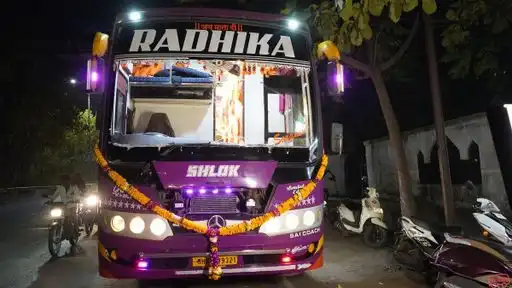 Radhika Tours and Travels Bus-Front Image