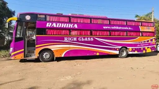 Radhika Tours and Travels Bus-Front Image