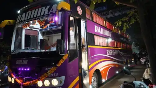 Radhika Tours and Travels Bus-Front Image