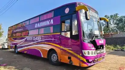 Radhika Tours and Travels Bus-Front Image