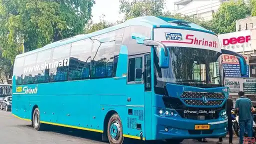 Shrinath travel agency Bus-Front Image