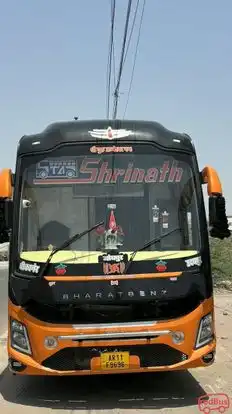 Shrinath travel agency Bus-Front Image