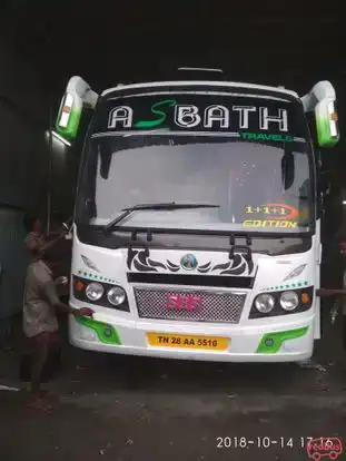 Asbath Travels Bus-Front Image